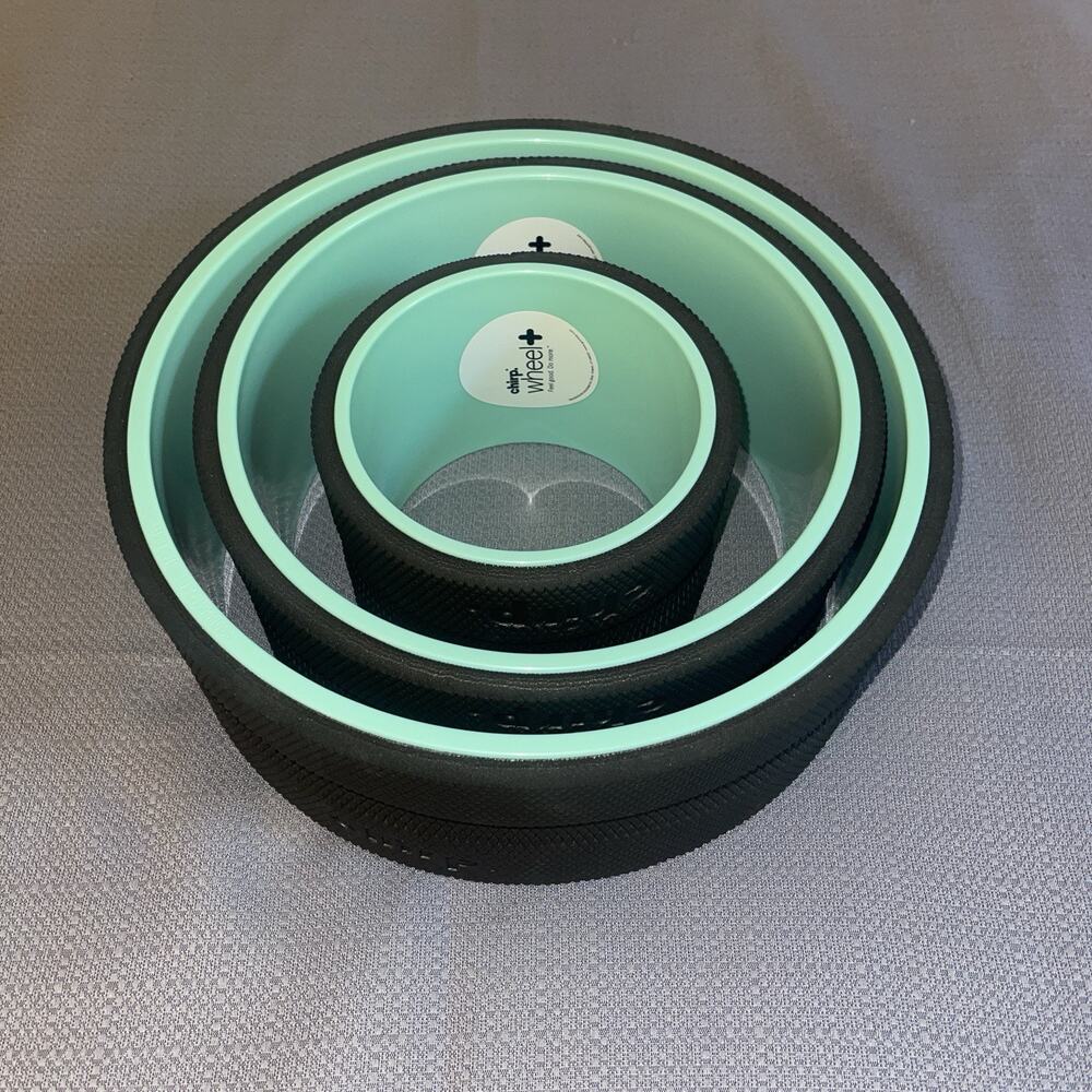 Chirp Foam Roller Exercise Wheels - Back Pain Relief, Muscle Therapy, Yoga
